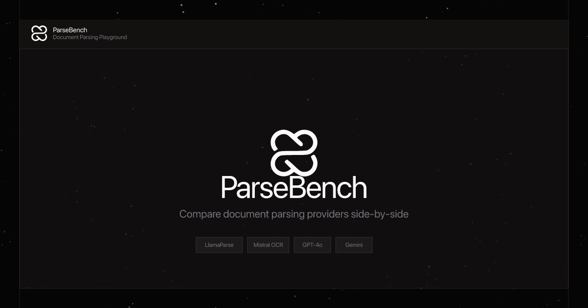 Invertocat ParseBench - Document Parsing Playground